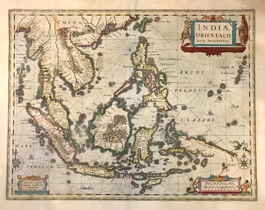 Mercator Gerard - Hondius Jodocus Indiae Orientalis nova descriptio 1637 Amsterdam